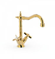 BIMANDO LAVABO CLASIC TRES GRIFERIA ORO